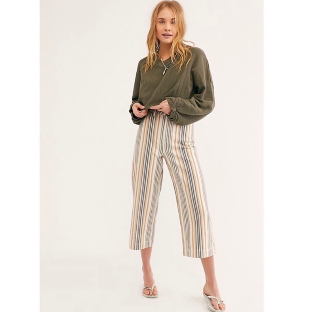 Free people we the free high waist wide pants 24